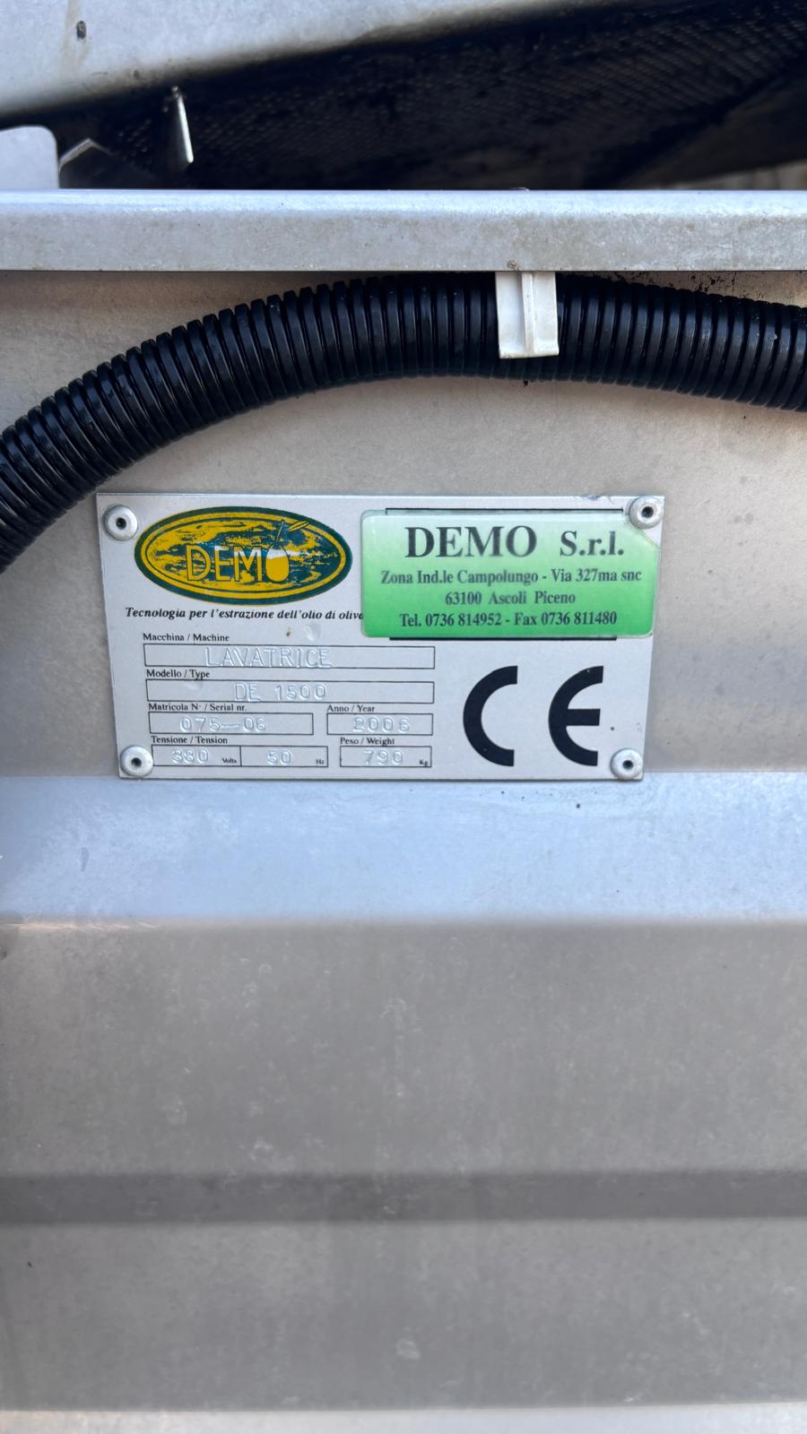 Lavatrice Olive per Frantoio Oleario DEMO DE1500 in vendita - foto 10