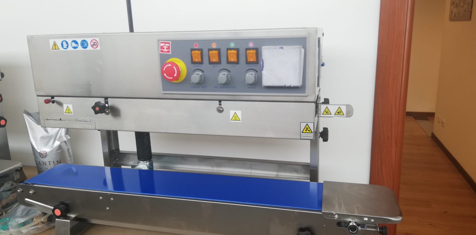 TERMOSALDATRICE CONTINUA VERTICALE CON STAMPA  in vendita - foto 2