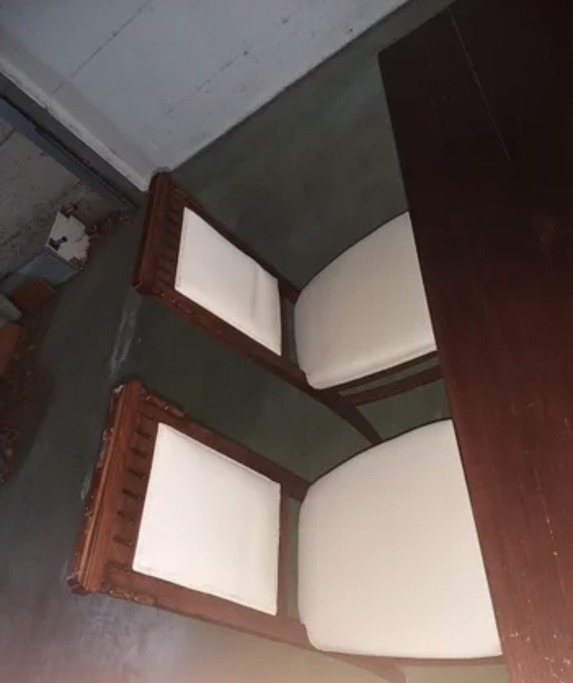 Credenza antica e tavolo antico con sedie in vendita - foto 7