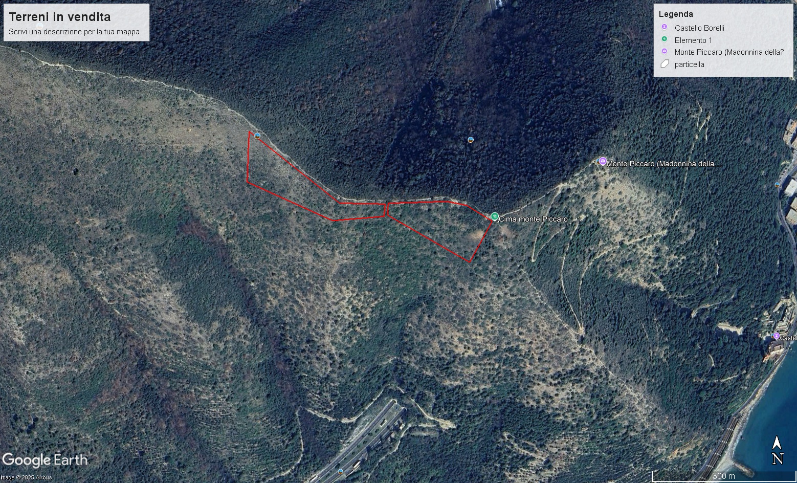 Terreno Ceriale (SV) monte Piccaro in vendita - foto 1