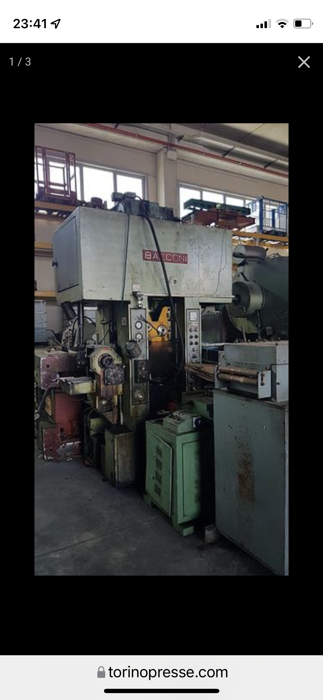 Pressa Alta velocità Balconi 40 ton in vendita - foto 1