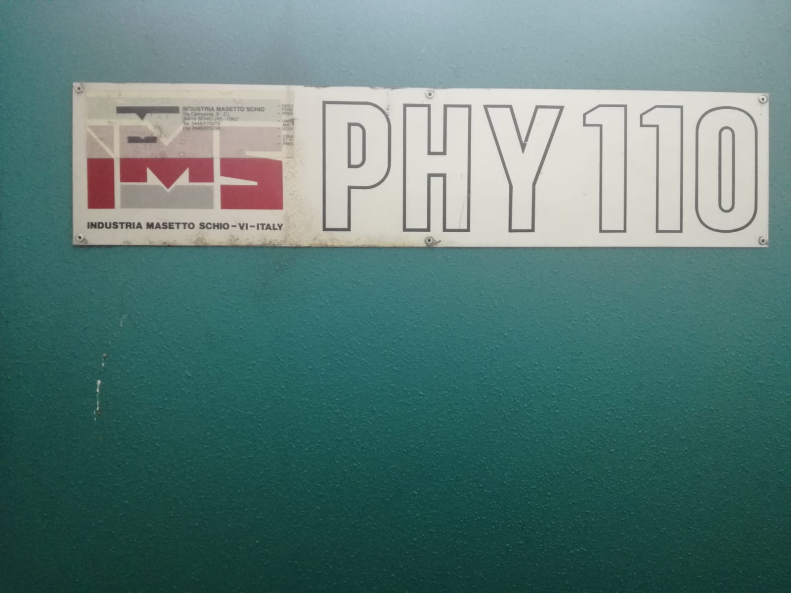 IMS PHY 110 in vendita - foto 3