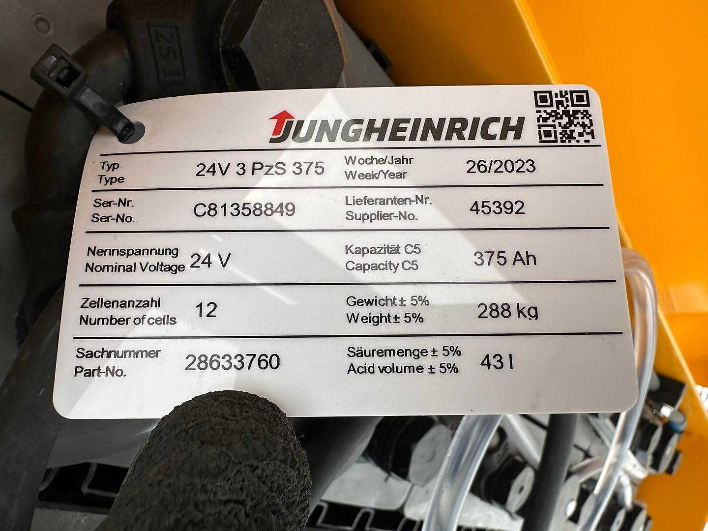 TRANSPALLET CON PEDANA JUNGHEINRICH in vendita - foto 4