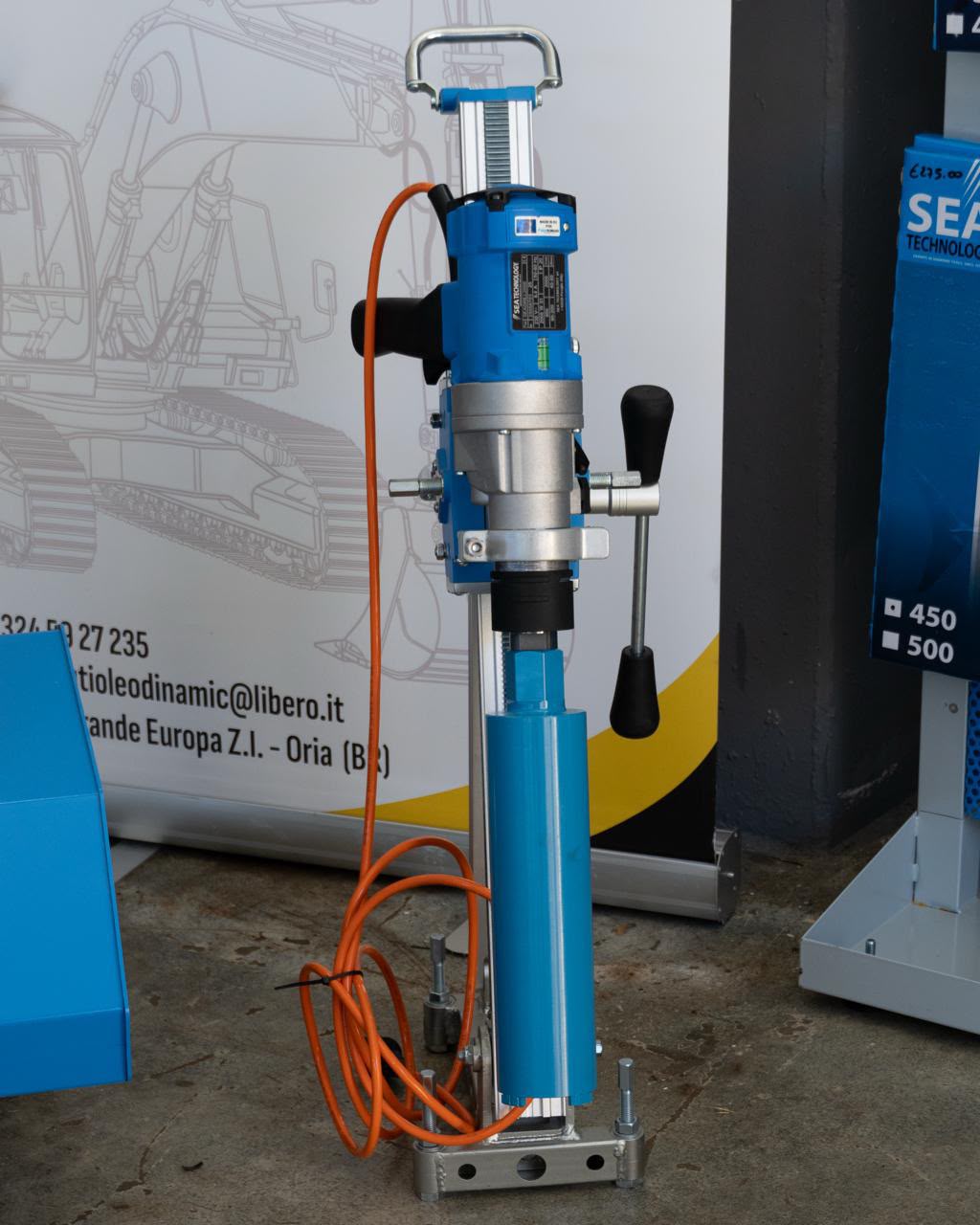 Carotatrice diamantata SeaDrill 200 con colonna in vendita - foto 1