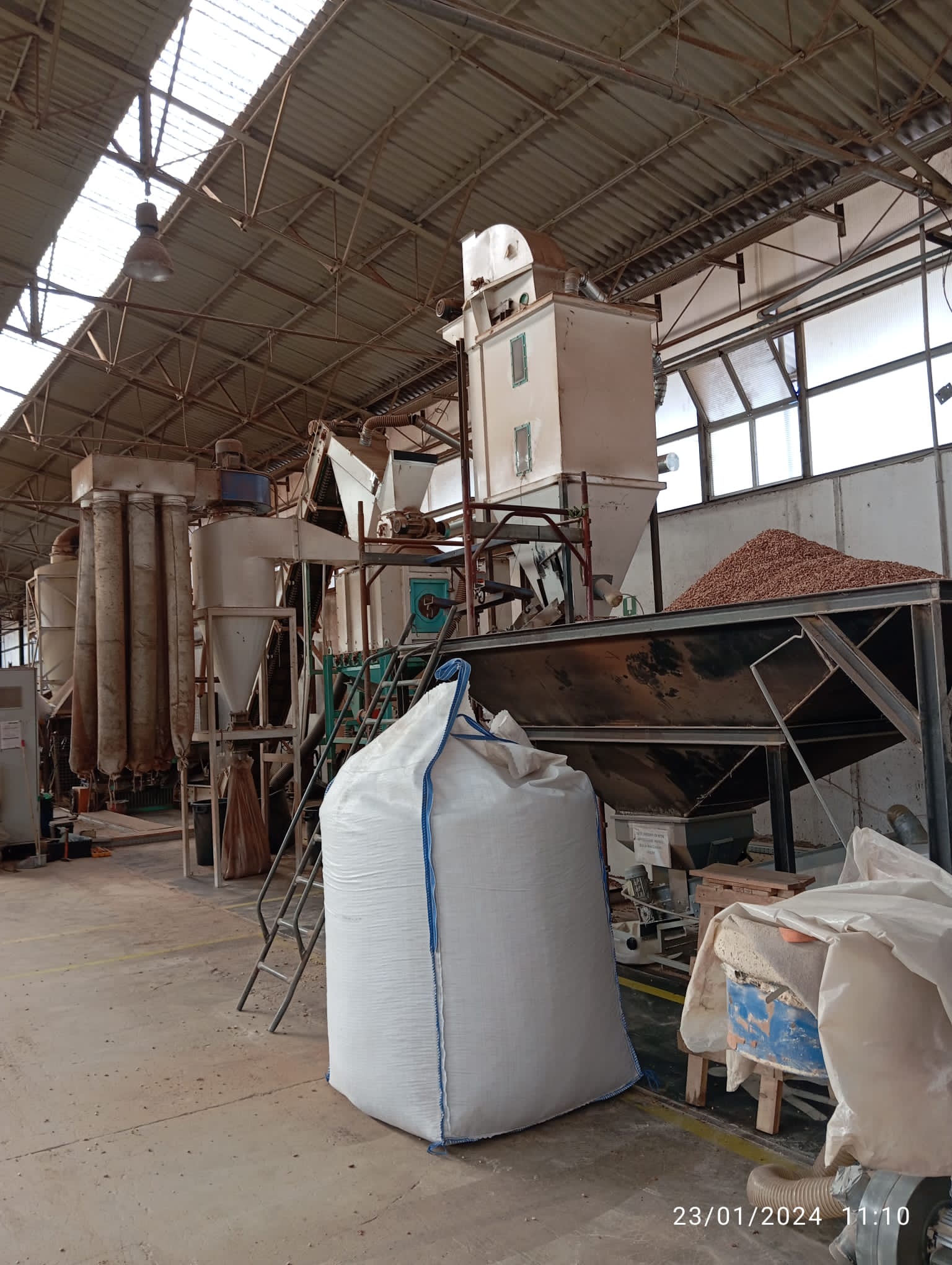 Impianto pellet+robot palletizzatore+insach. autom. in vendita - foto 2