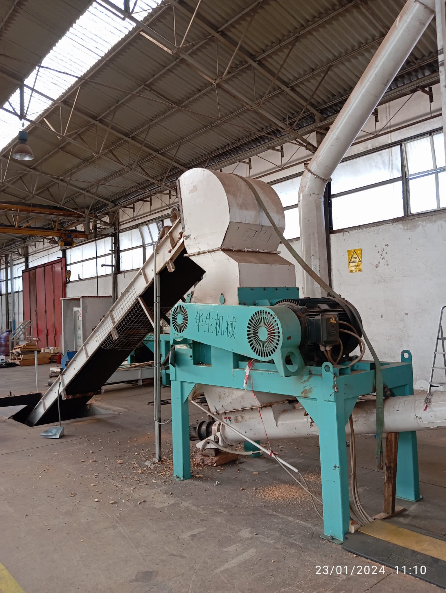 Impianto pellet+robot palletizzatore+insach. autom. in vendita - foto 4