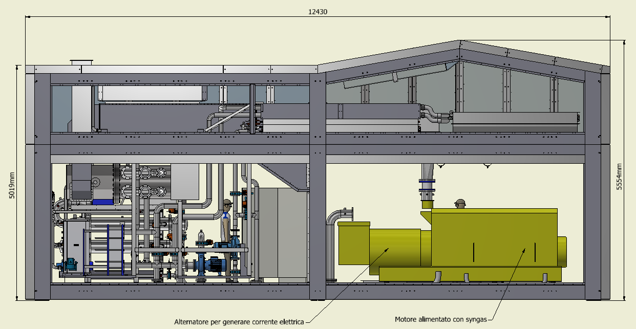 Sistema di cogenerazione energia elettrica in vendita - foto 1