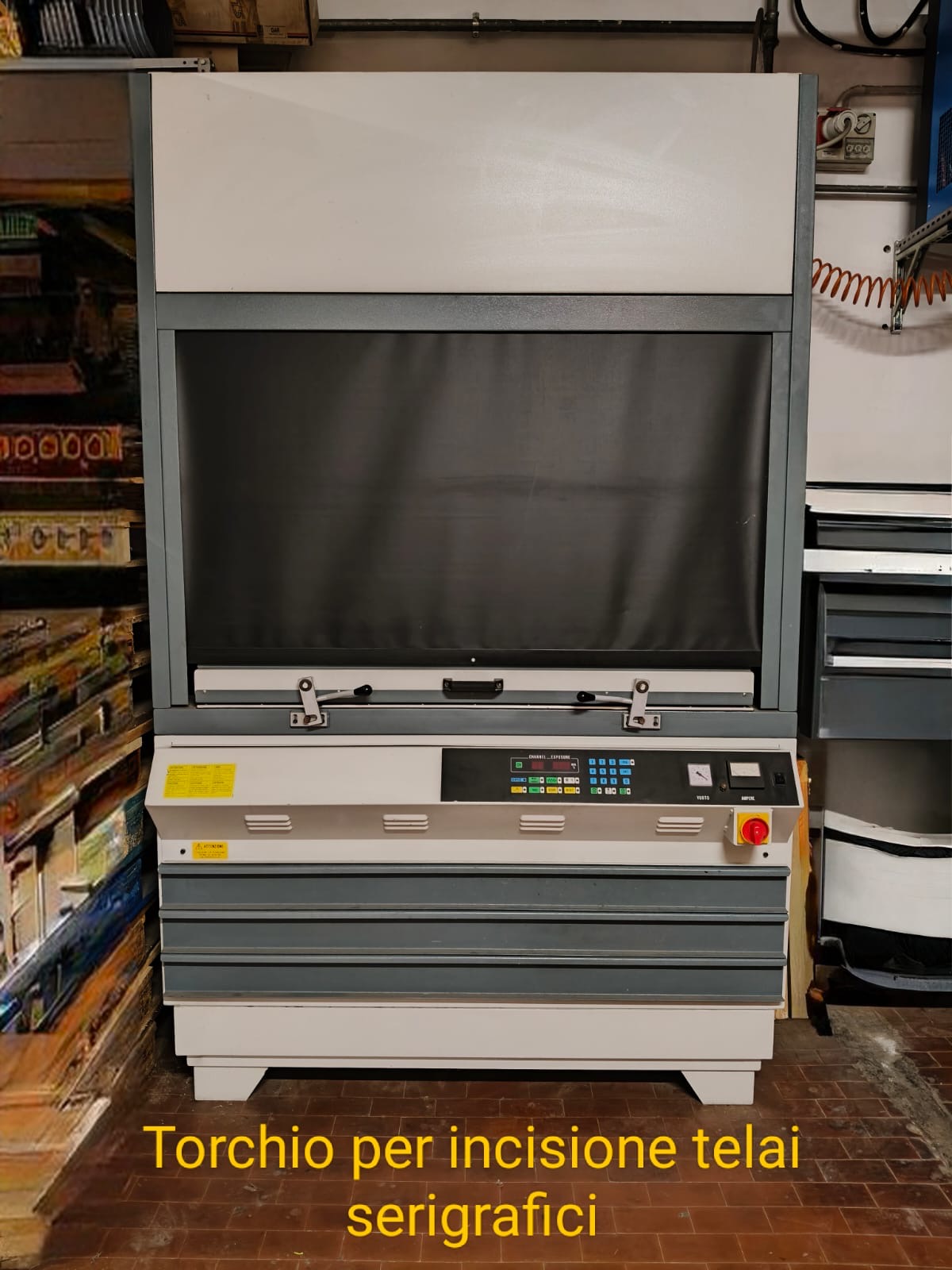 VENDESI IMPIANTO COMPLETO PER SERIGRAFIA E TAMPOGRAFIA in vendita - foto 3