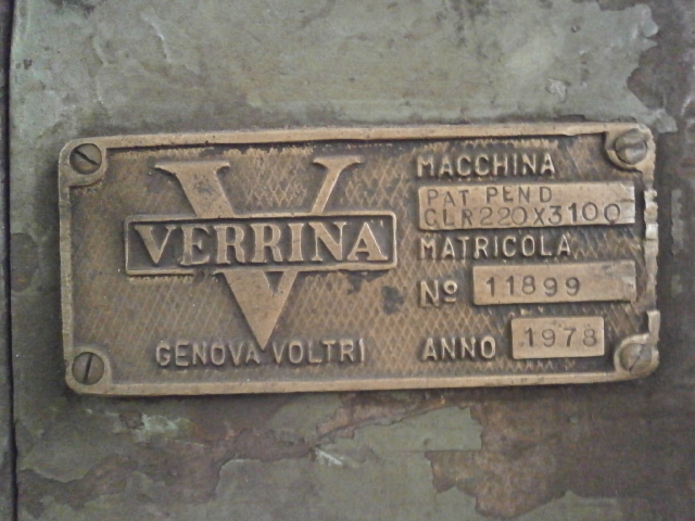 CALANDRA A 4 RULLI VERRINA 3100 x 22 mm in vendita - foto 4