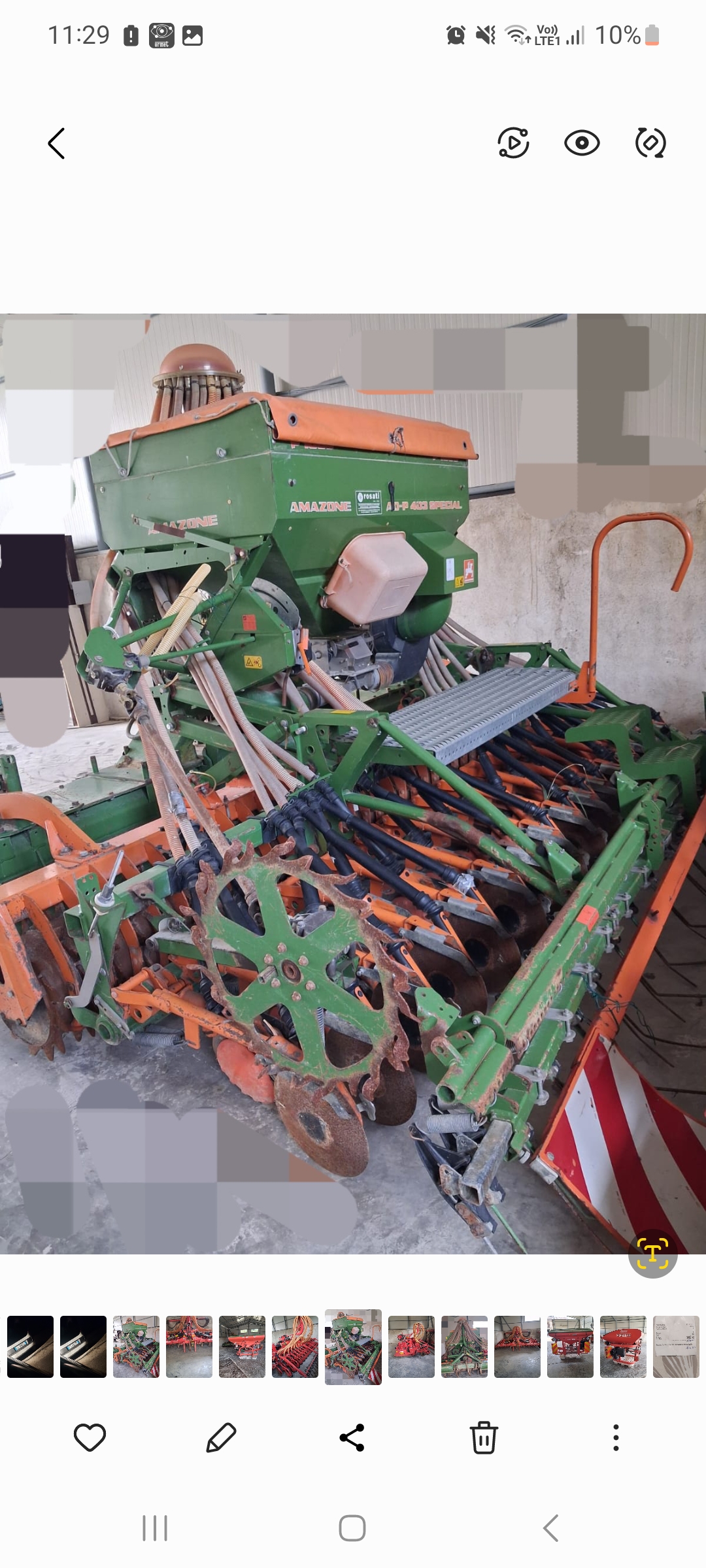 Seminatrice amazone in vendita - foto 1