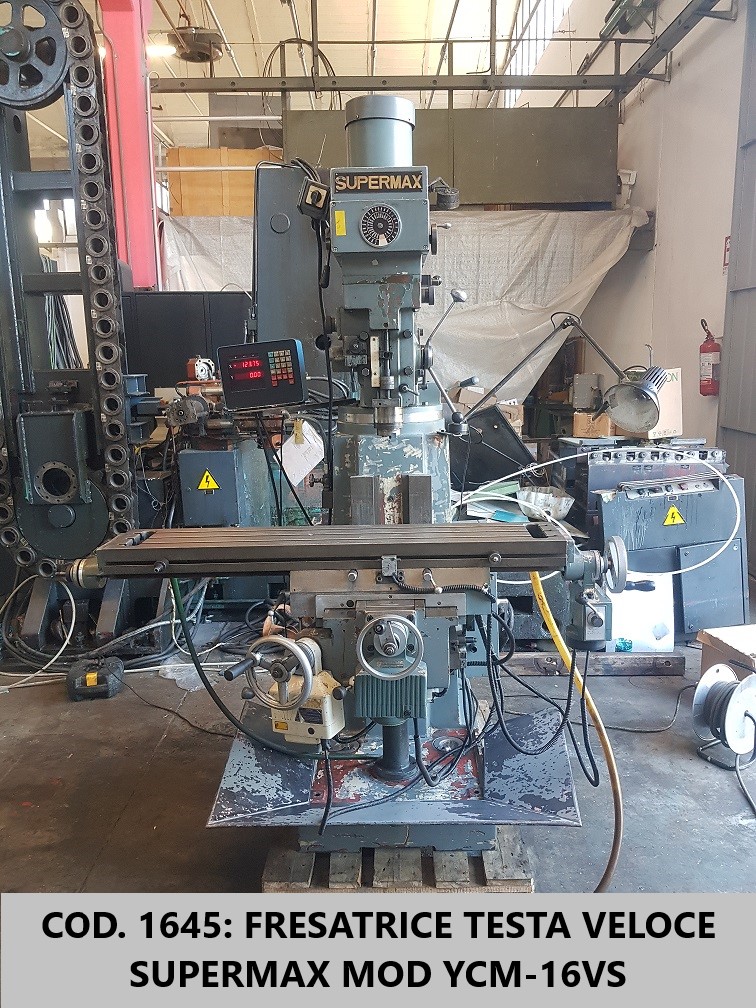 FRESATRICE TESTA VELOCE SUPERMAX MOD YCM-16VS in vendita - foto 1