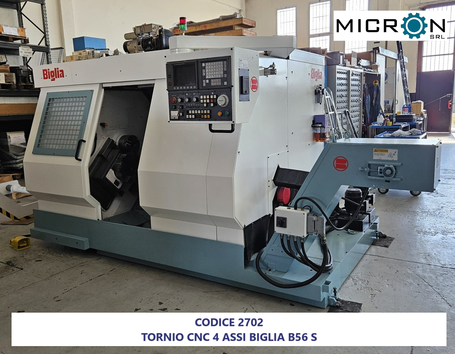TORNIO CNC 4 ASSI BIGLIA B56 S in vendita - foto 1