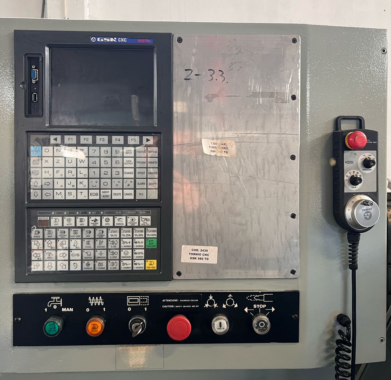 TORNIO CNC GSK 980 TD in vendita - foto 3