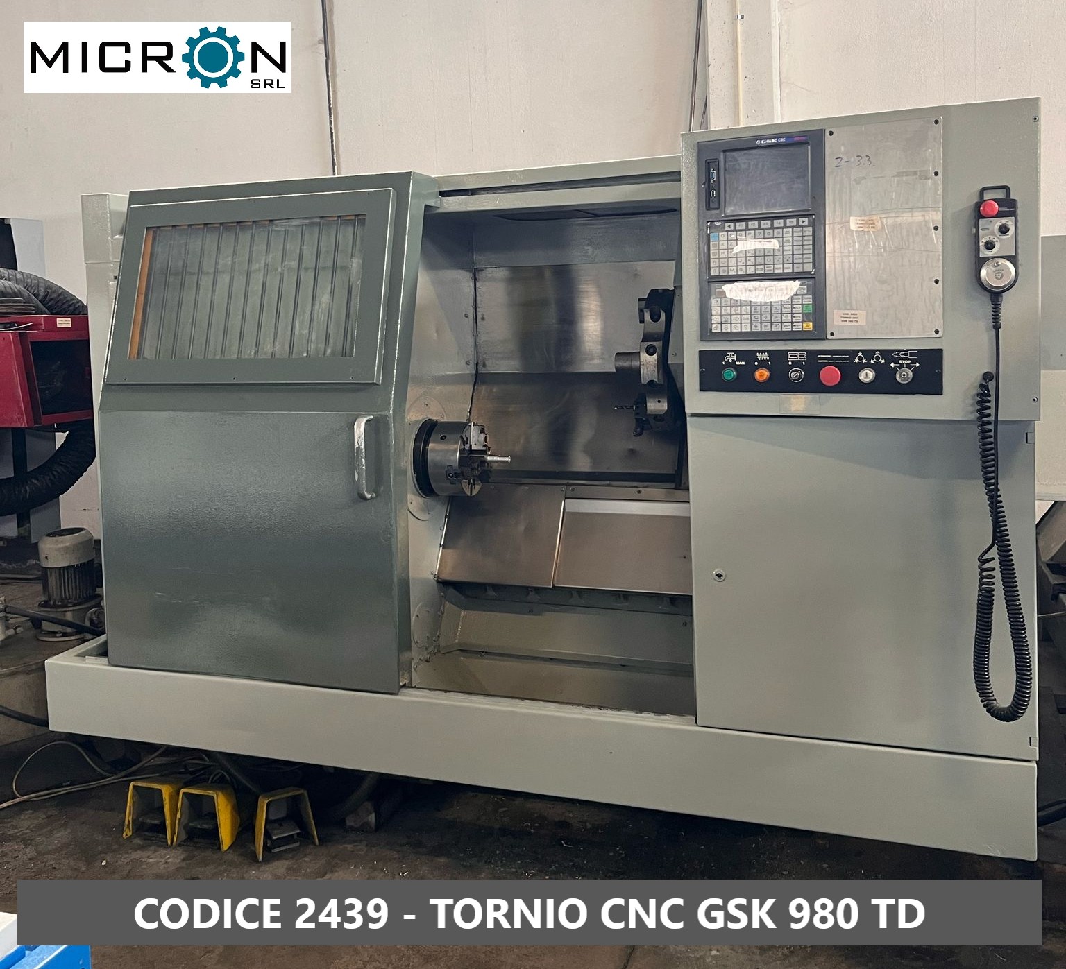 TORNIO CNC GSK 980 TD in vendita - foto 1