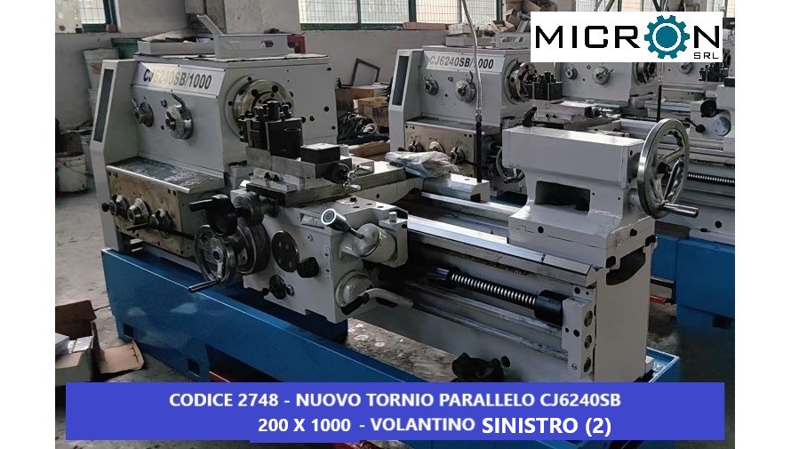 NUOVO TORNIO PARALLELO CJ6240SB - 200 X 1000 in vendita - foto 1