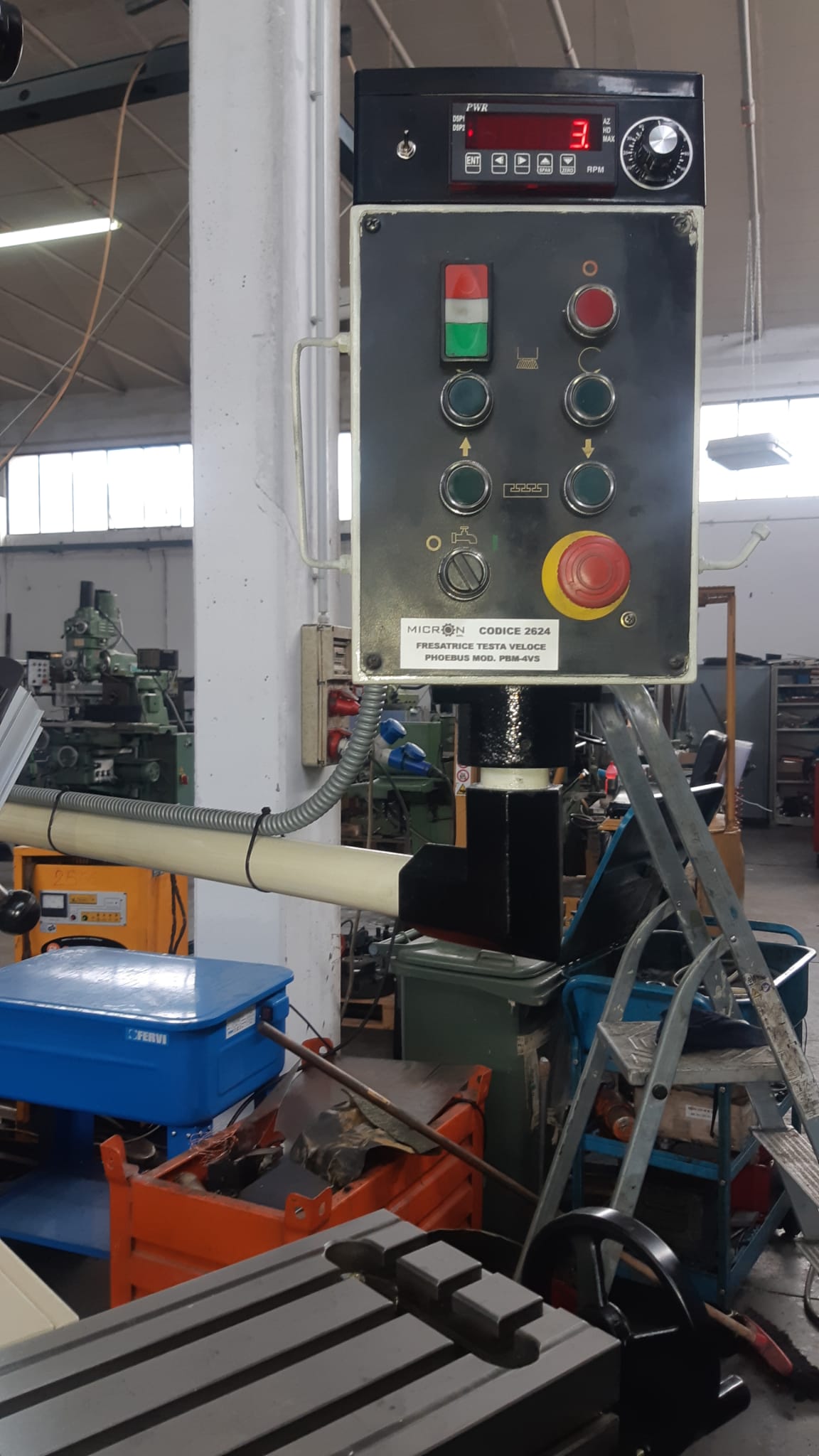 FRESATRICE TESTA VELOCE PHOEBUS MOD. PBM-4VS in vendita - foto 7