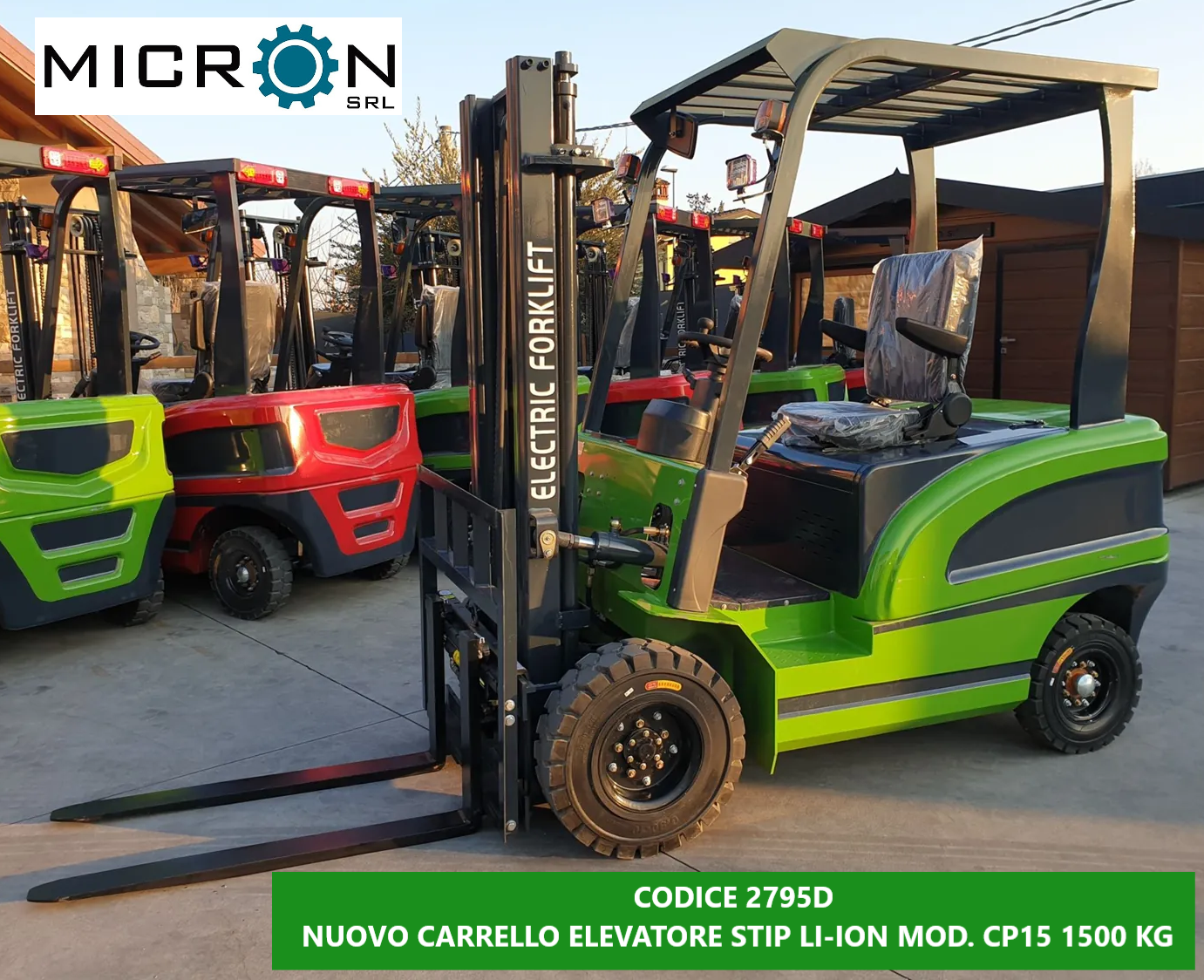 NUOVO CARELLO ELEVATORE STIP LI-ION MOD. CP15 1500KG in vendita - foto 1