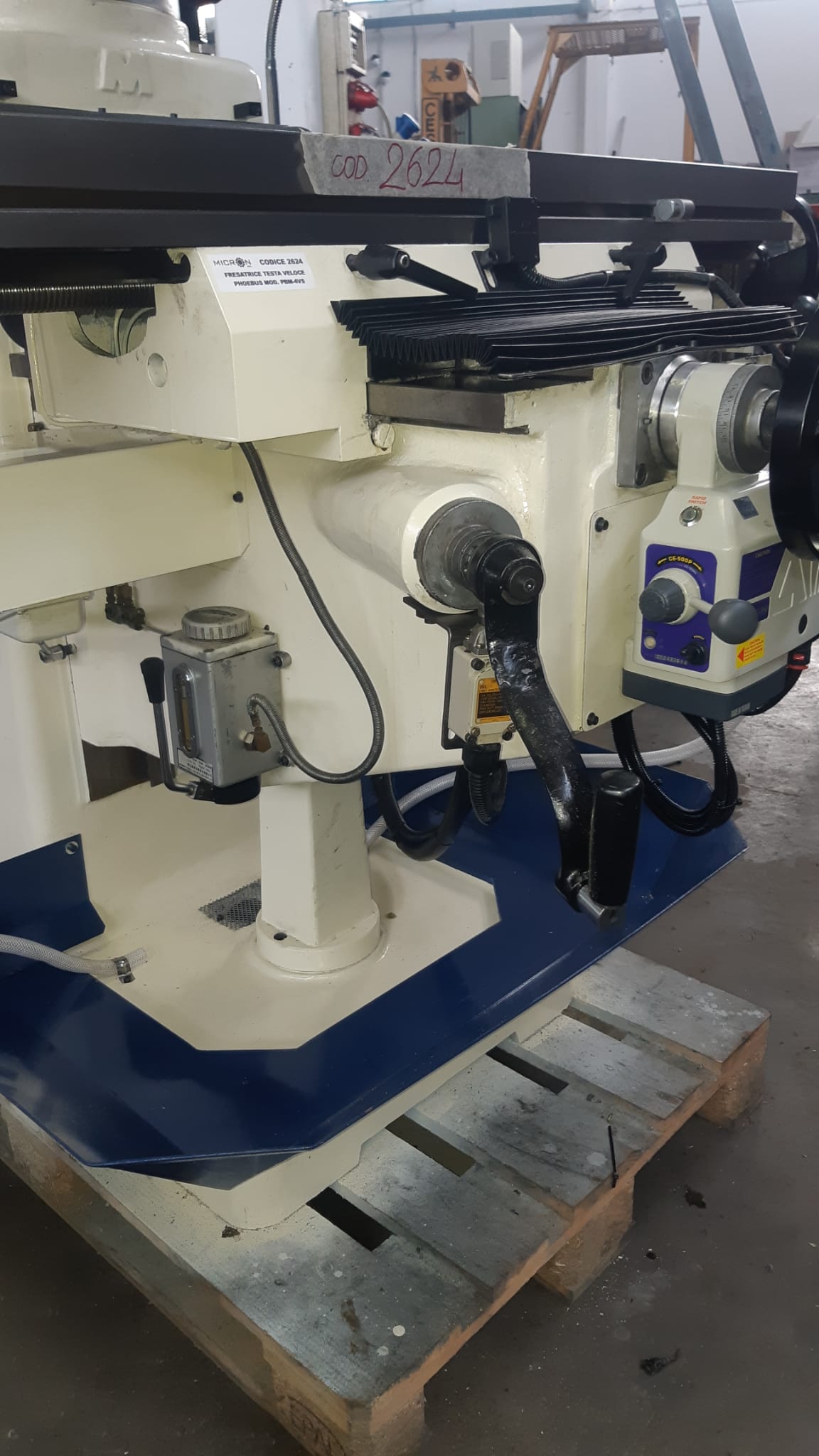 FRESATRICE TESTA VELOCE PHOEBUS MOD. PBM-4VS in vendita - foto 4