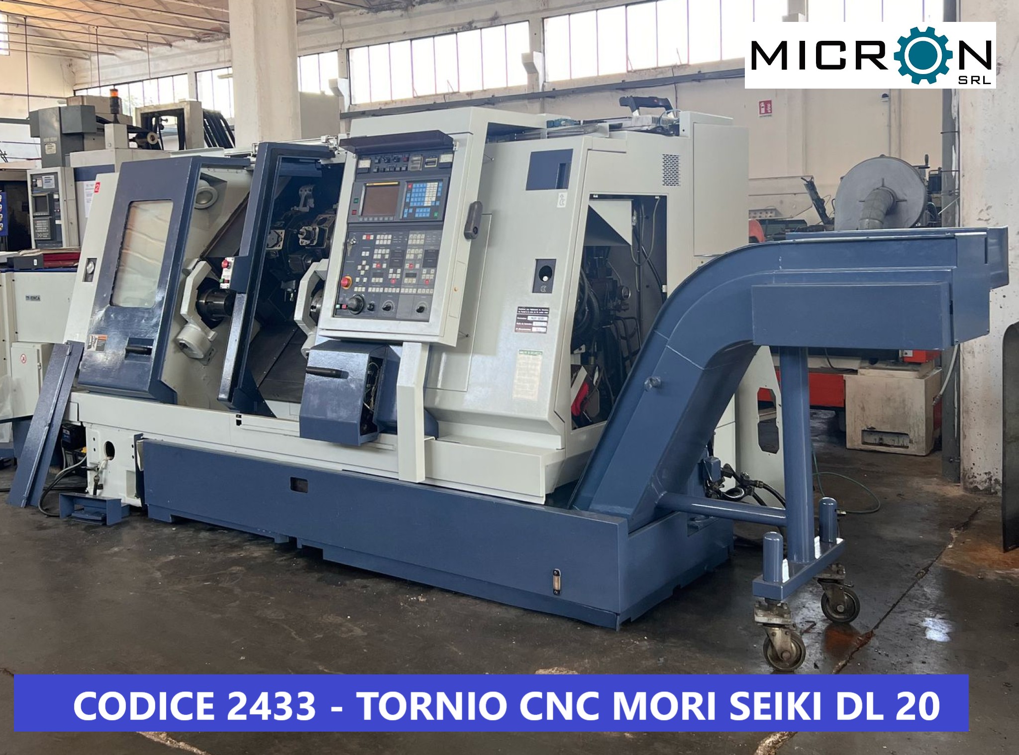 TORNIO CNC MORI SEIKI DL 20 in vendita - foto 1