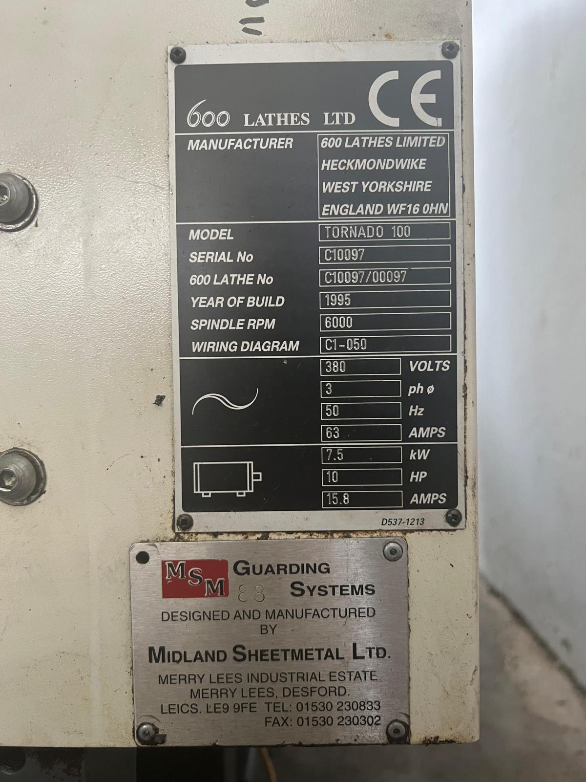 TORNIO CNC COLCHESTER MOD. TORNADO 100 in vendita - foto 3