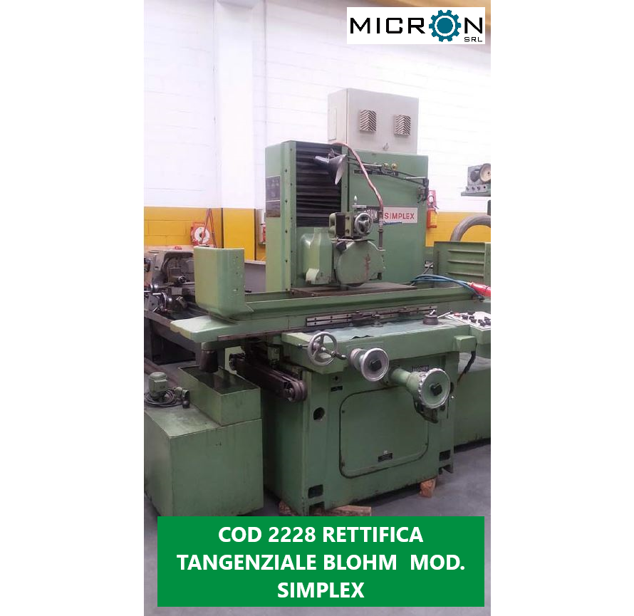 RETTIFICA TANGENZIALE BLOHM mod. SIMPLEX in vendita - foto 1