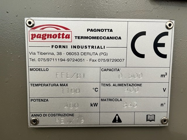 Forno Pagnotta per Trattamento termico fino 1100° in vendita - foto 3