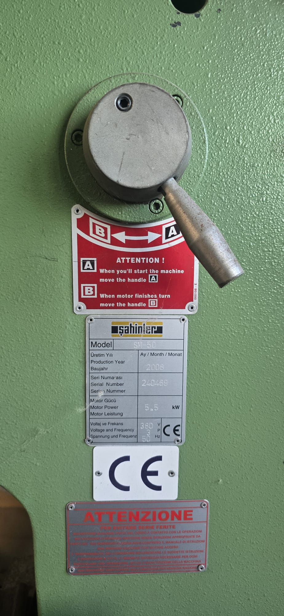 Maglio Autocompressore Sahinler SM 50 – NUOVO in vendita - foto 7
