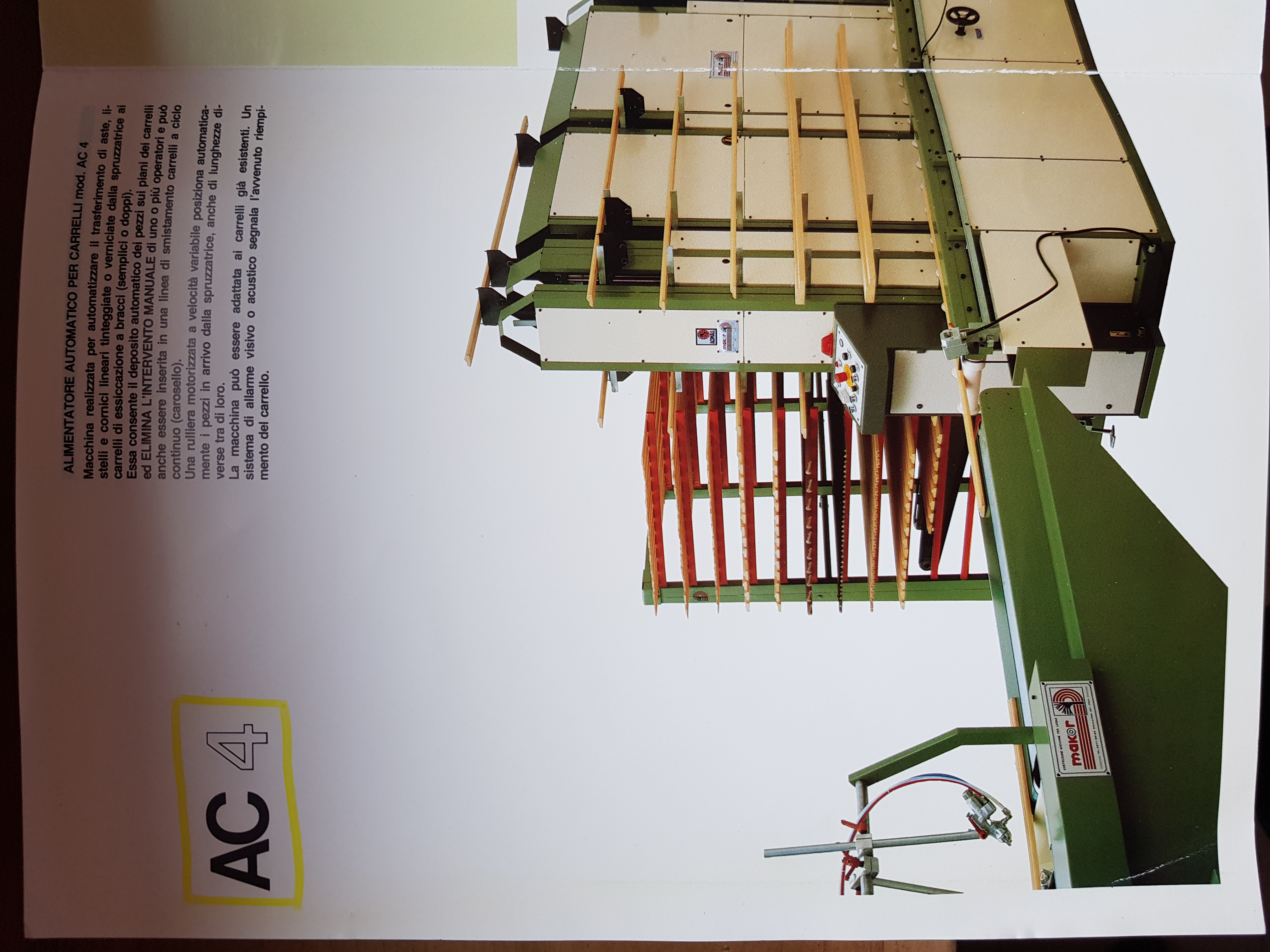 VERNICIATRICE/SPRUZZATRICE AUTOMATICA MAKOR MOD. CSP 4 in vendita - foto 4