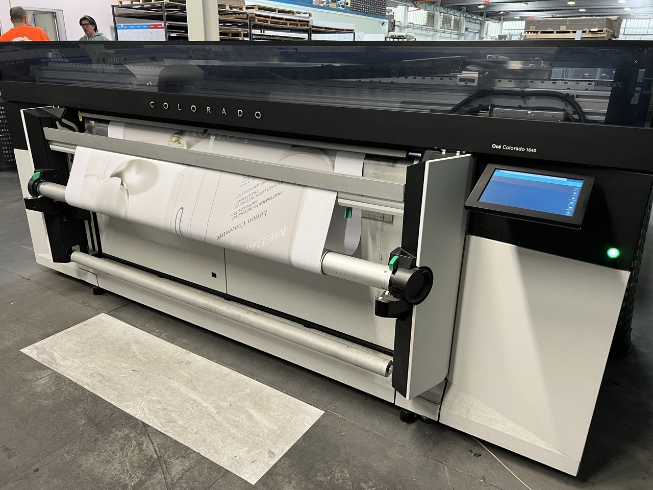 STAMPANTE ROLL-TO-ROLL UV GEL CANON COLORADO 1640 in vendita - foto 3