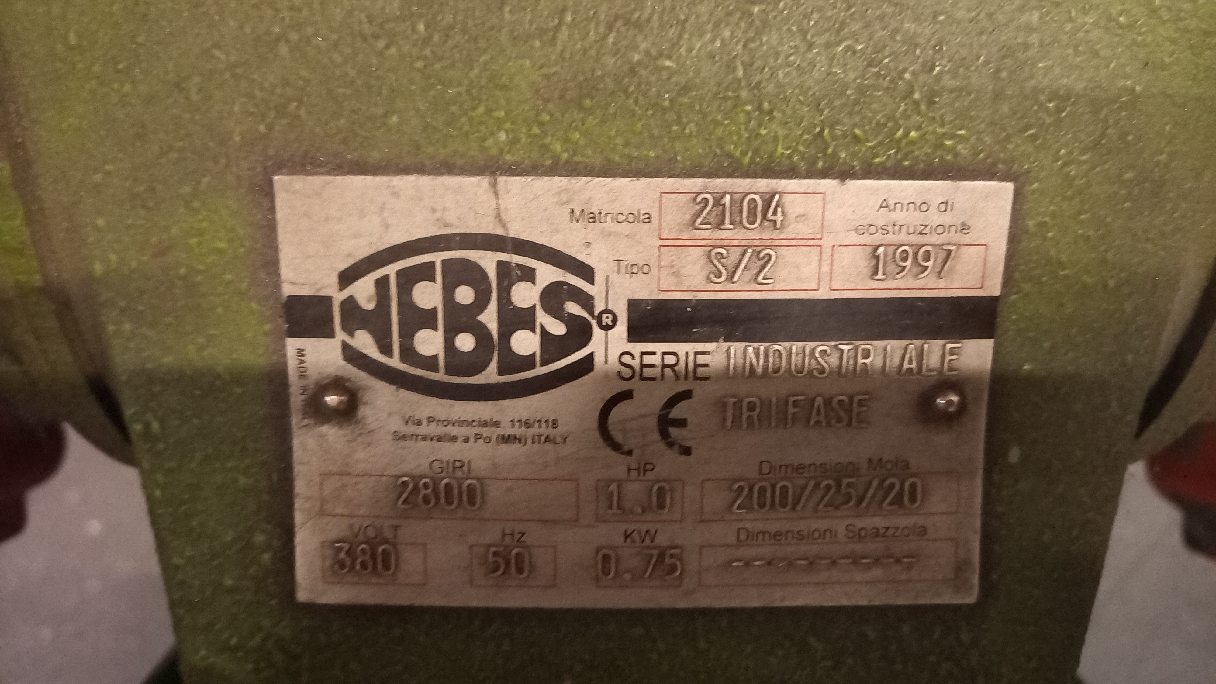 DUE SMERIGLIATRICI "NEBES" S/1 + S/2 INSIEME O SEPARATE in vendita - foto 6