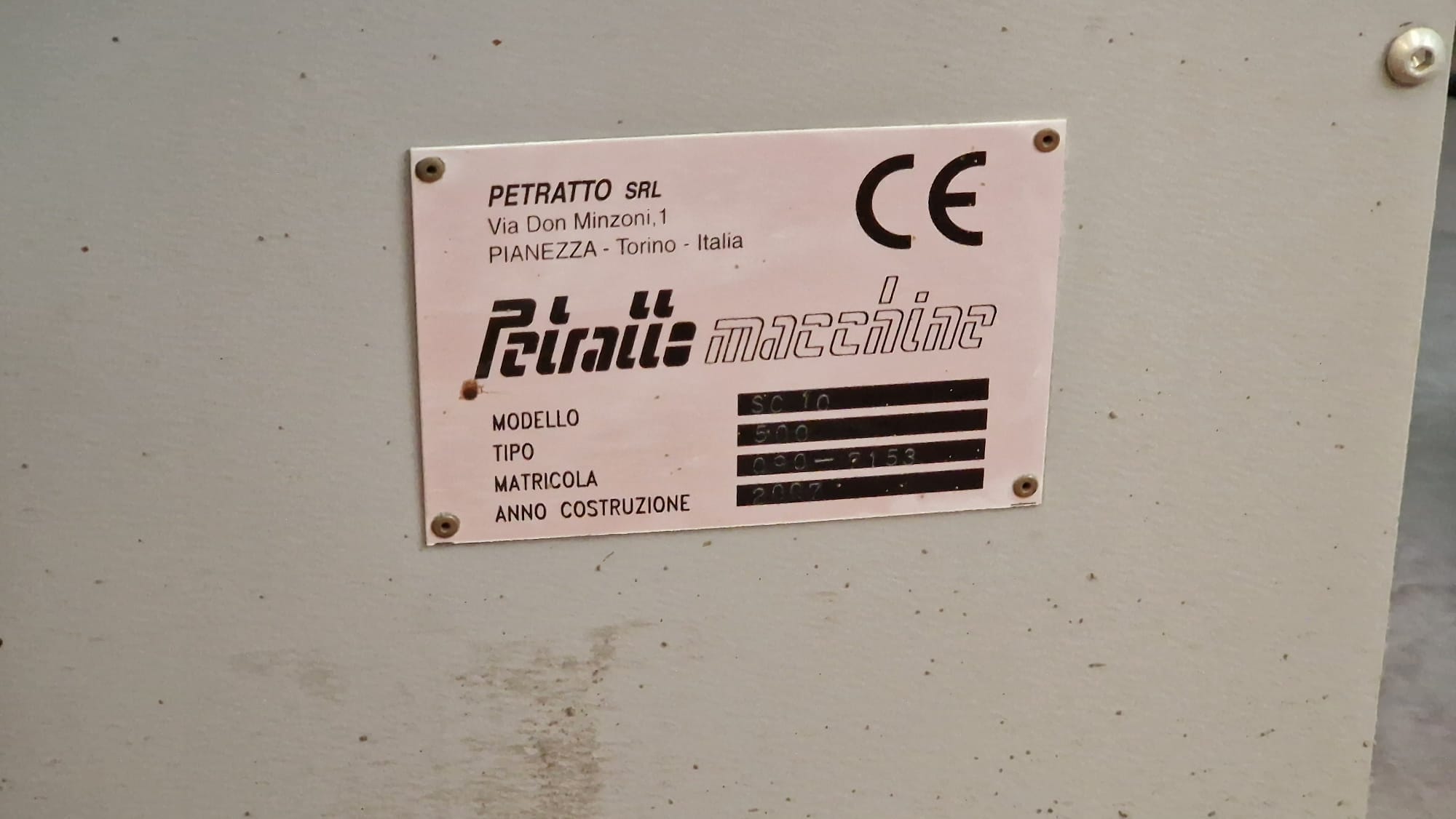 Cordonatrice PETRATTO CORDOBA  BA + SC 10 in vendita - foto 2
