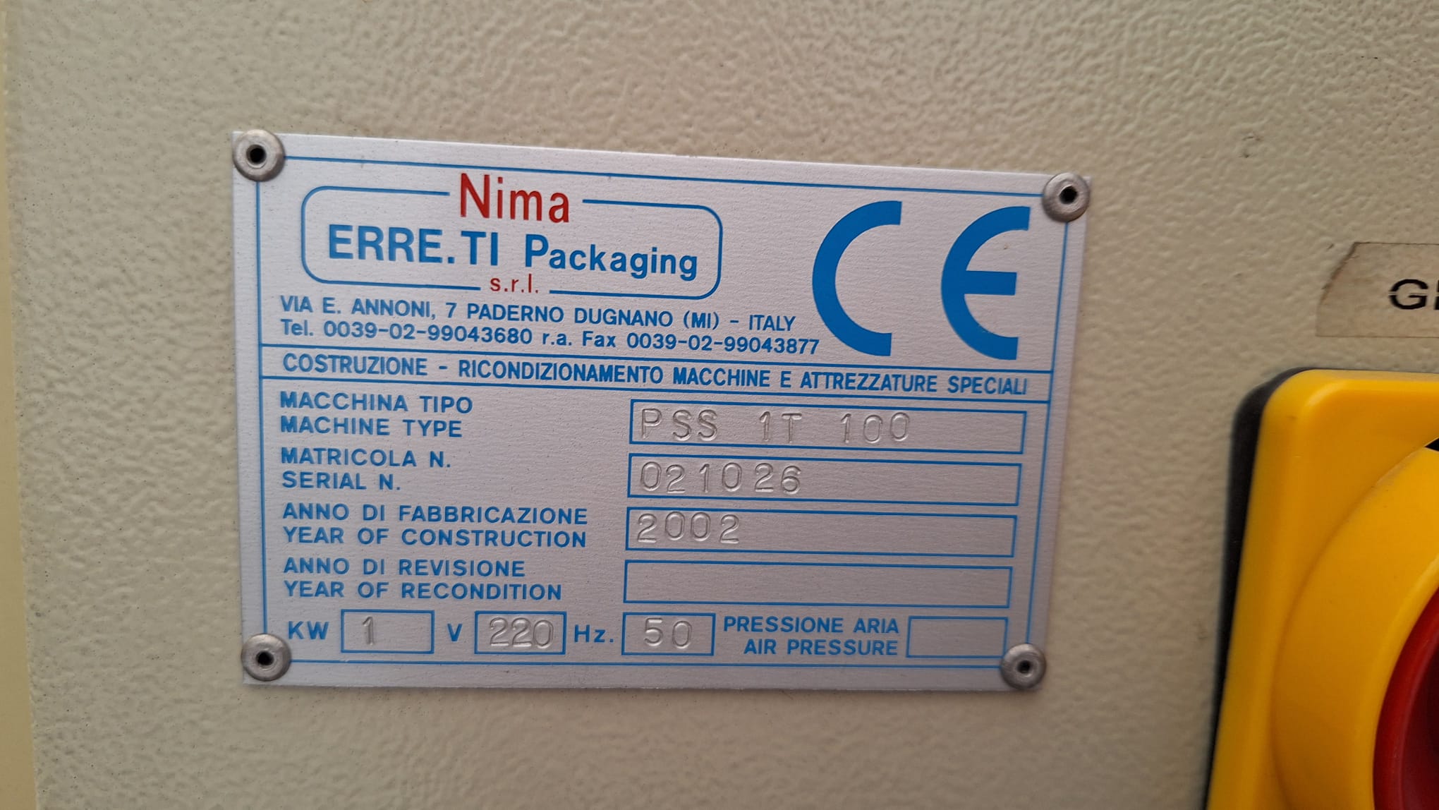 Testata etichettatrice M200. 15/20  in vendita - foto 4