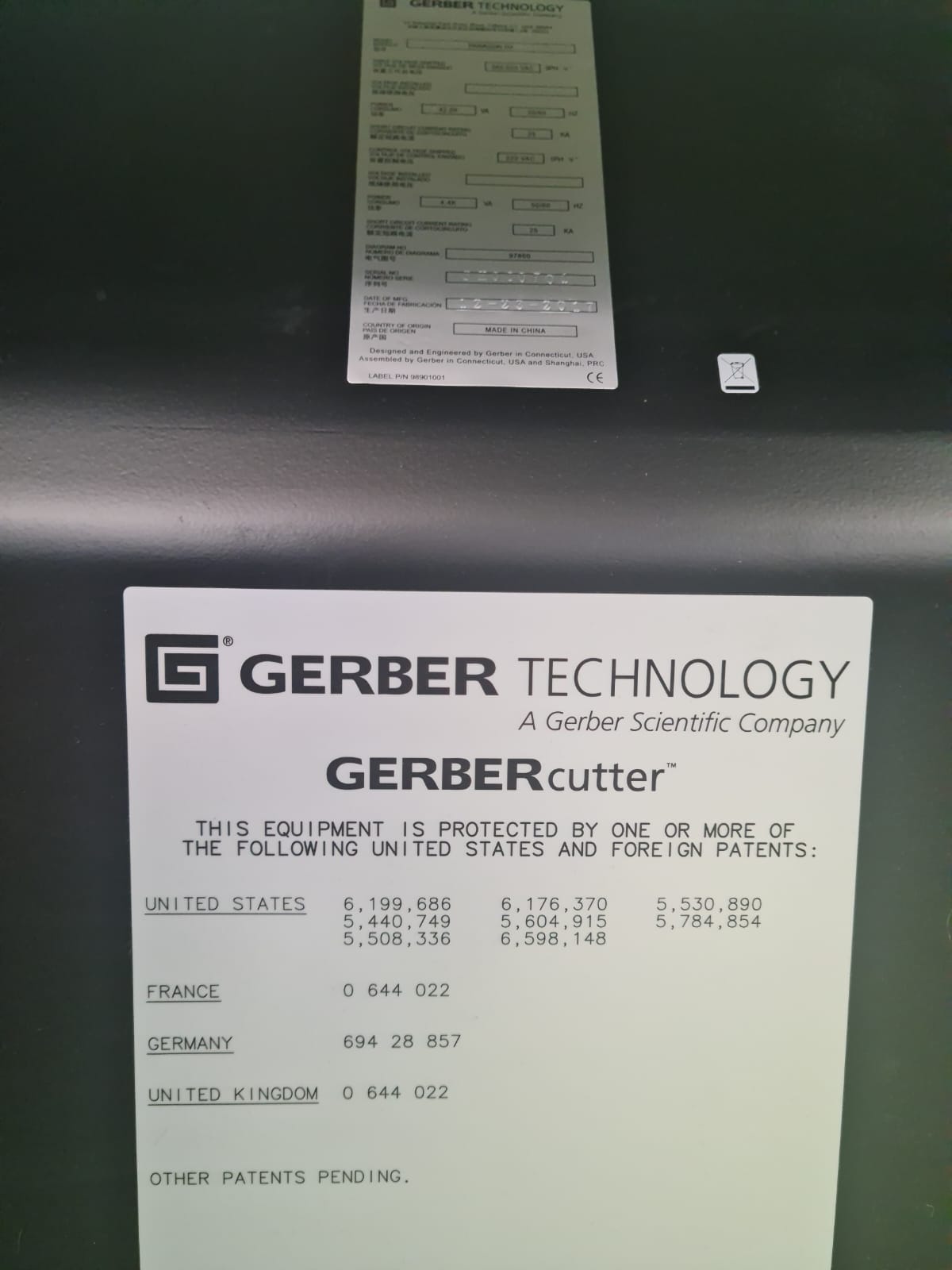 linea completa gerber paragon hx del 2018 in vendita - foto 4