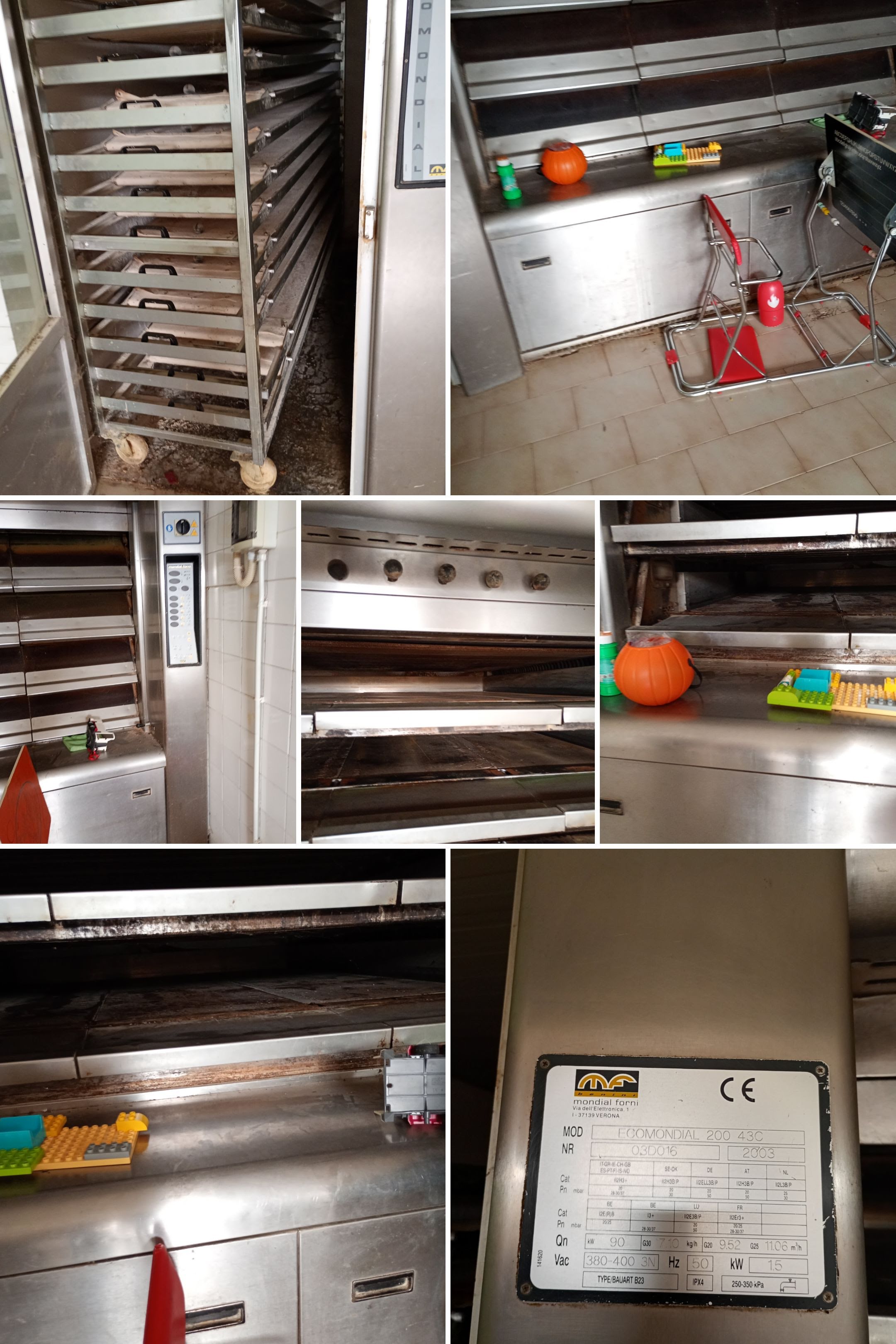 FORNO COMPLETO MARCA MONDIAL MODELLO ECOMONDIAL 200 43C in vendita - foto 1