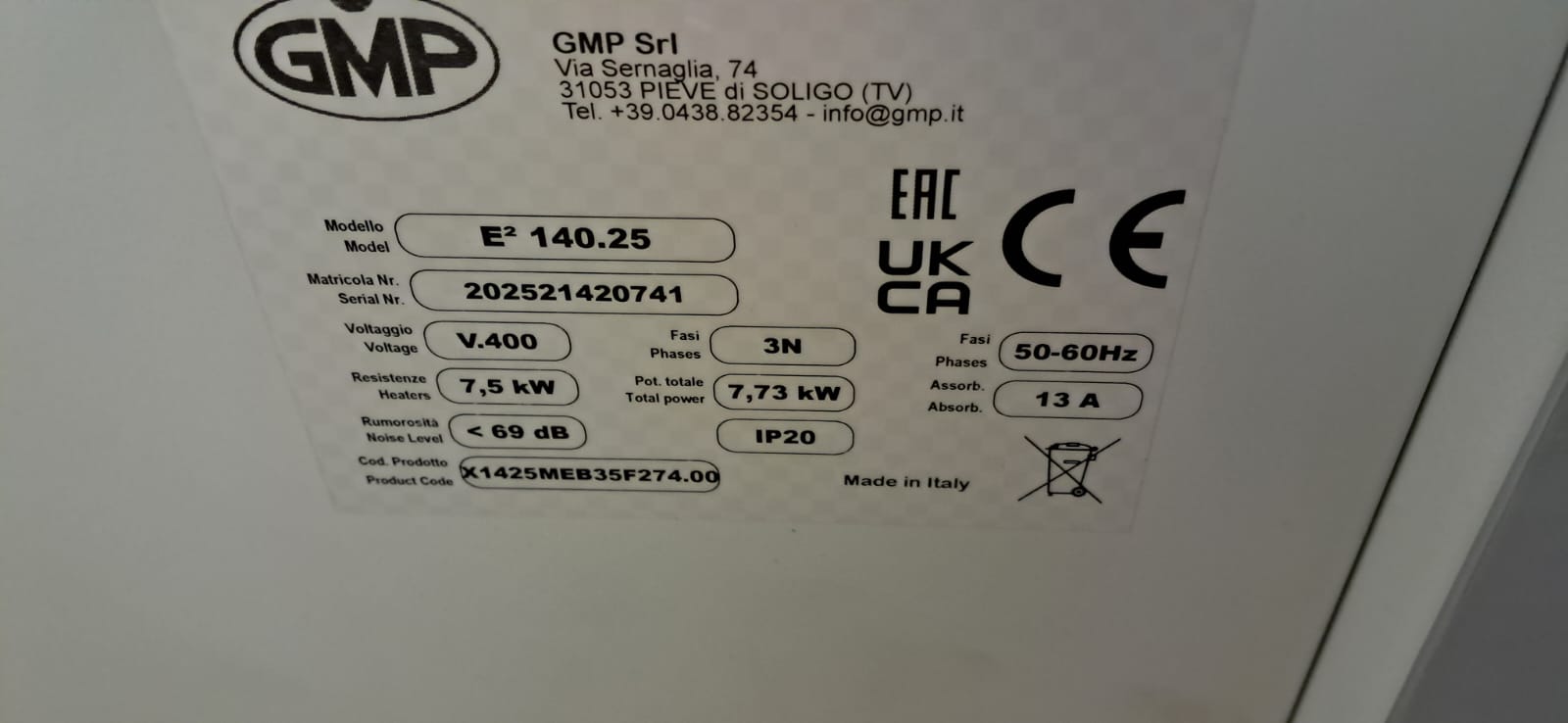 Mangano / Stiratrice professionale GMP in vendita - foto 3