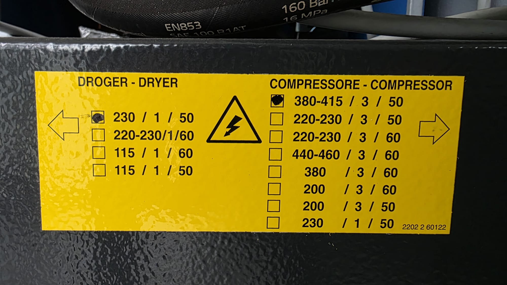 Compressore MARK MSM 5.5 D + Essiccatore in vendita - foto 4