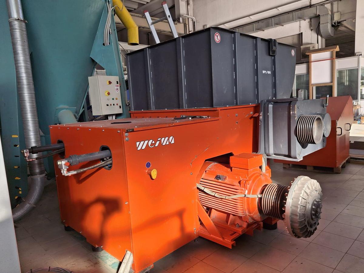 WEIMA SINGLE SHAFT SHREDDER 1500 MM 90 KW in vendita - foto 7