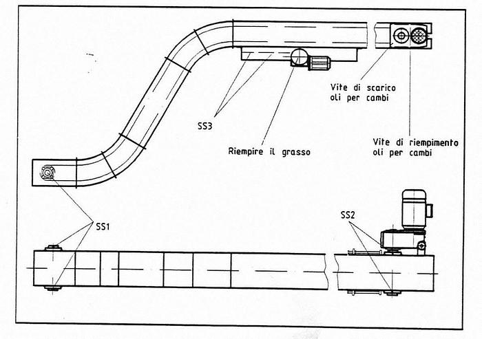 CHAIN EXTRACTION BELT 4.350 mm. in vendita - foto 2