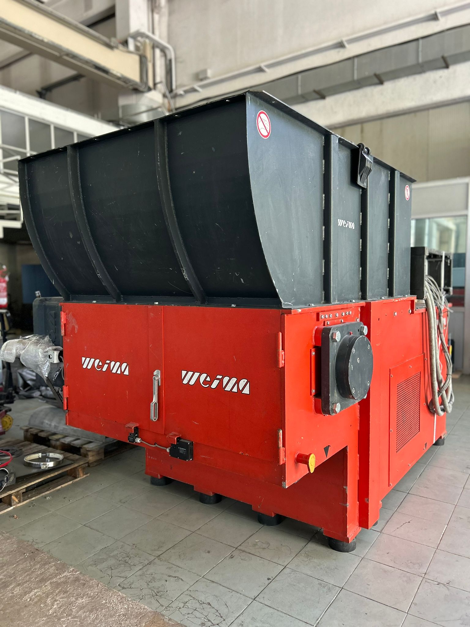 WEIMA SINGLE SHAFT SHREDDER 1500 MM 90 KW in vendita - foto 2
