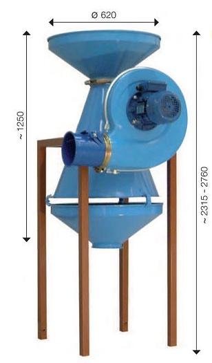 AERAULIC SEPARATOR for labels, dust,.. max 1.000 kg/h in vendita - foto 1