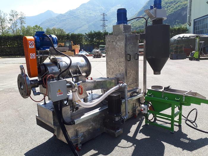 PRT LDPE HDPE PP PS PC ABS RECYCLING EXTRUDER 200 kgh in vendita - foto 8