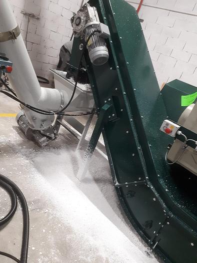 EXTRACTION BELT 450 x 3.500 mm + magnetic drum AS NEW in vendita - foto 8