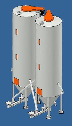 CROSSED MIXING SYSTEM 2 x 30.000 lt. in vendita - foto 6