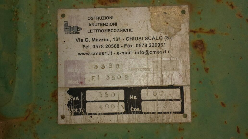 Generatore usato KVA 350 in vendita - foto 4