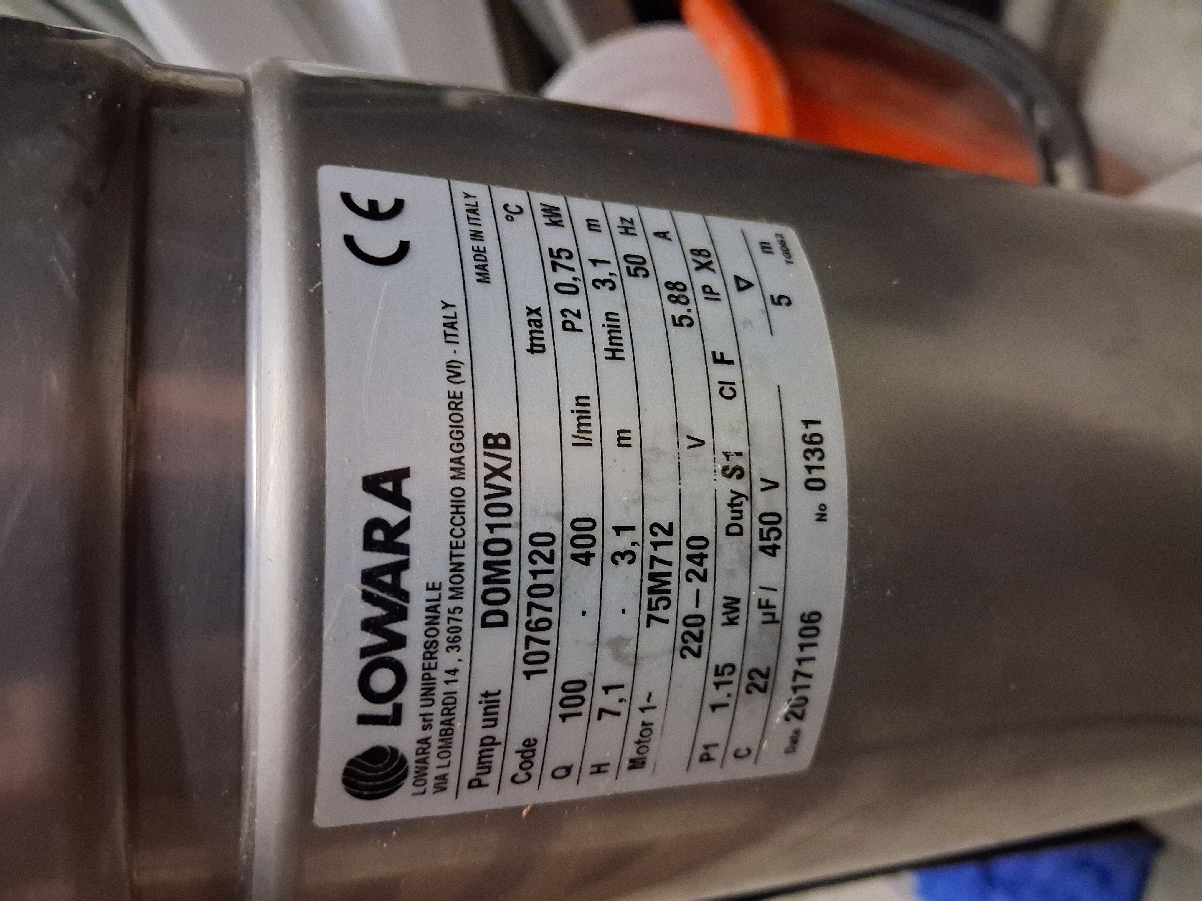 Coppia Pompe Sommergibili Lowara DOMO 10VX/B -Inox in vendita - foto 2