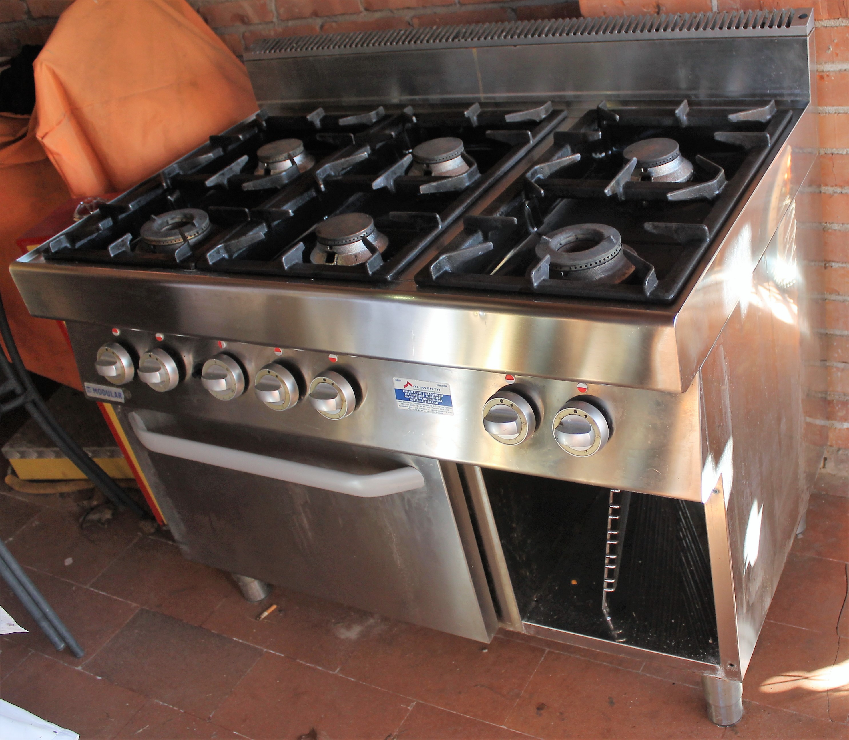 Cucina Profess. MODULAR 6 Fuochi + Forno (Linea 90) in vendita - foto 3