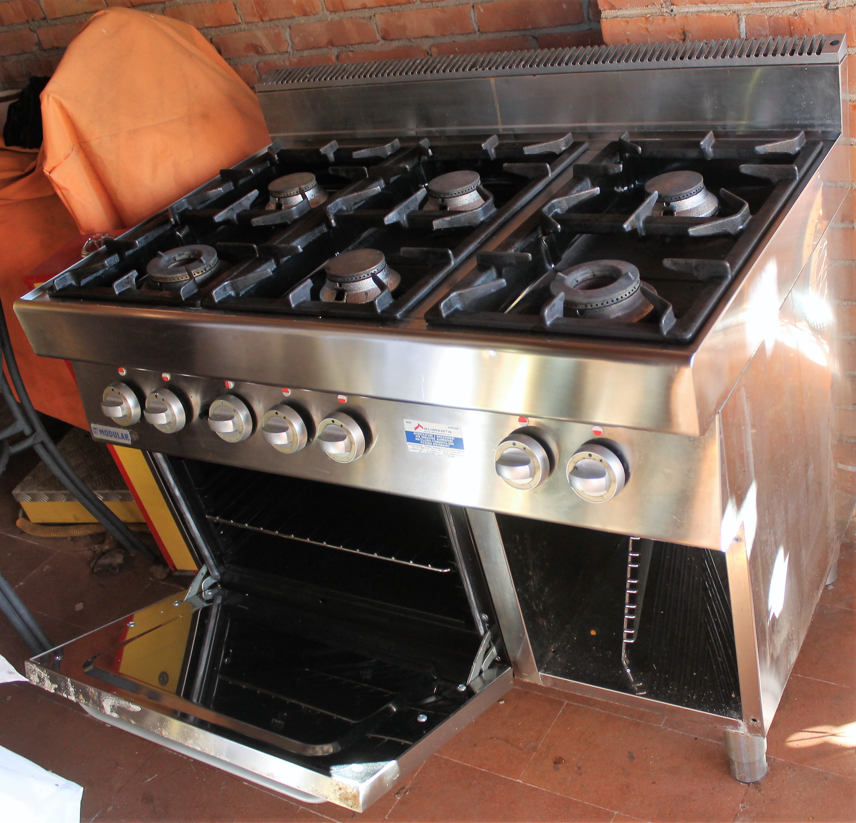 Cucina Profess. MODULAR 6 Fuochi + Forno (Linea 90) in vendita - foto 1