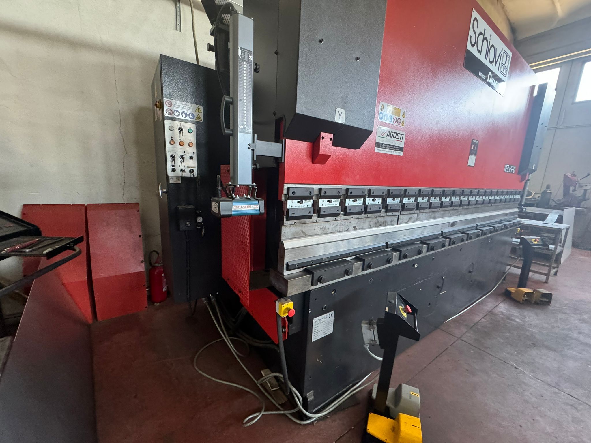 Piegatrice usata Schiavi HFB 125-4000 cnc 4 assi in vendita - foto 4