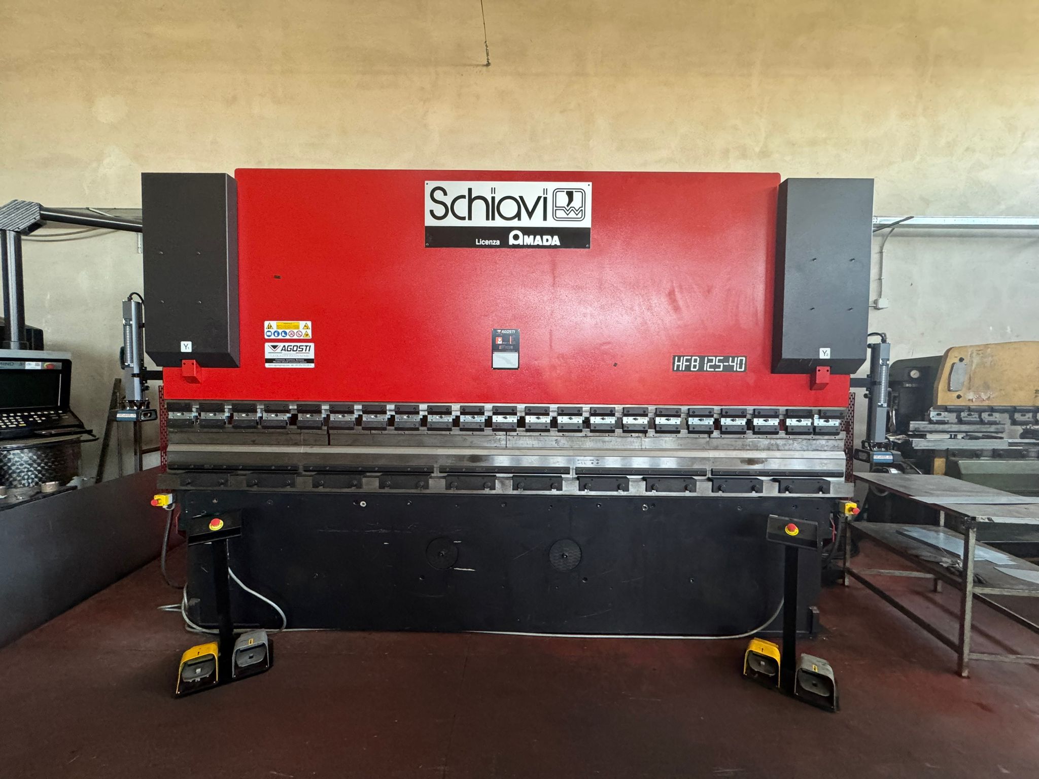 Piegatrice usata Schiavi HFB 125-4000 cnc 4 assi in vendita - foto 1