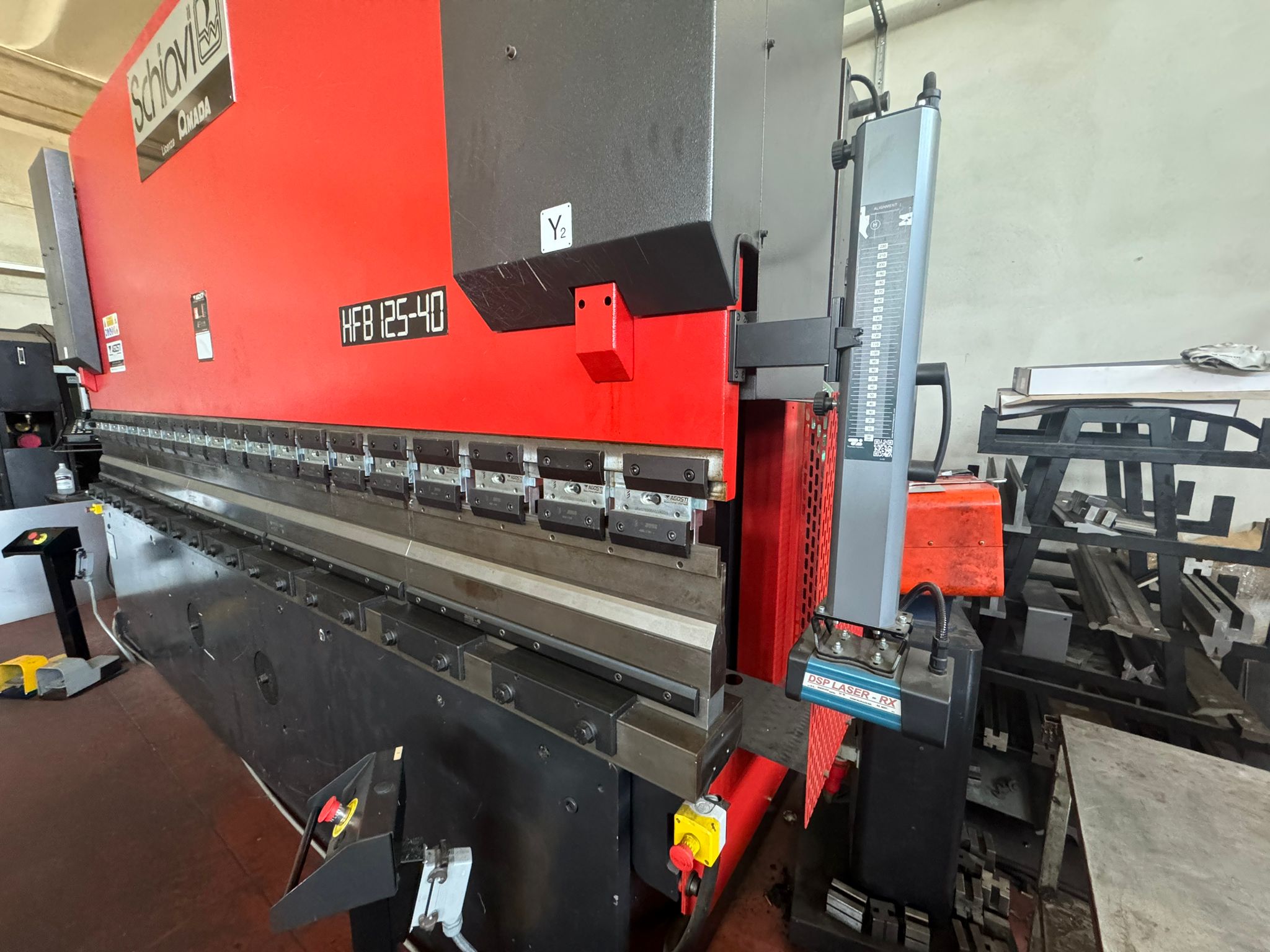 Piegatrice usata Schiavi HFB 125-4000 cnc 4 assi in vendita - foto 3